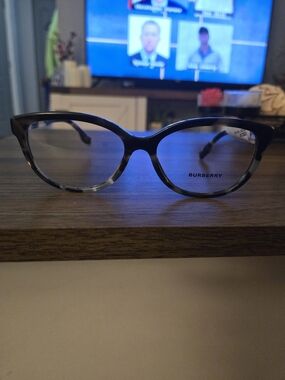 Burberry Tortoiseshell Cat-Eye Eyeglass Frames - Brown/Black